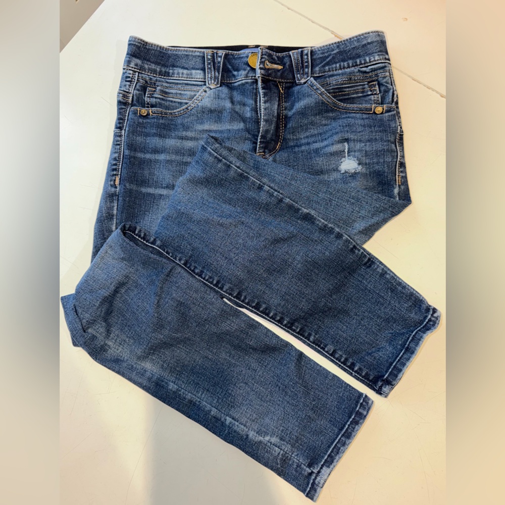 Democracy Dark Blue Jeans with Contrast Stitching